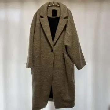 JEANASIS 지나시스 그레이 롱 코트 프리 사이즈