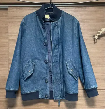 M 데님 봄버 자켓 데님 겉옷 아우터 데님 자켓