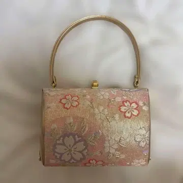 성인식 가방 벚꽃 핑크