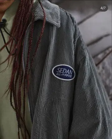 SEDAN ALL-PURPOSE 코듀로이 자켓 그레이