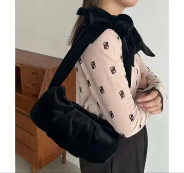 CAPRICIEUX LE'MAGE 벨로아 리본 bag