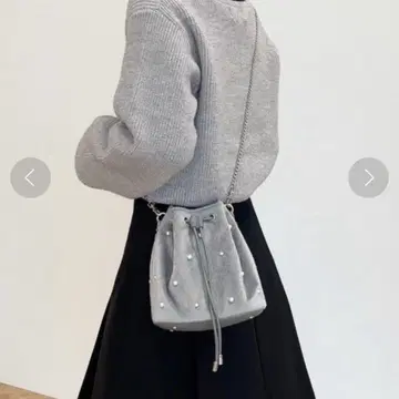 HALUHIROINE 랜덤 펄 퍼스 숄더백