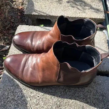 마드라스 워크 가죽 고어텍스 사이드 고어 부츠