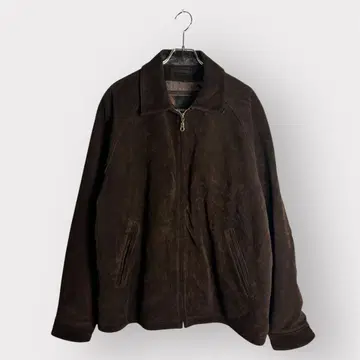 브라운 가죽 자켓