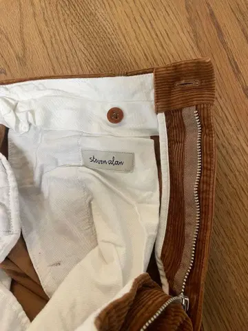 steven alan 코듀로이 팬츠 S 브라운