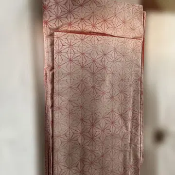 이중 기모노 핑크 계열