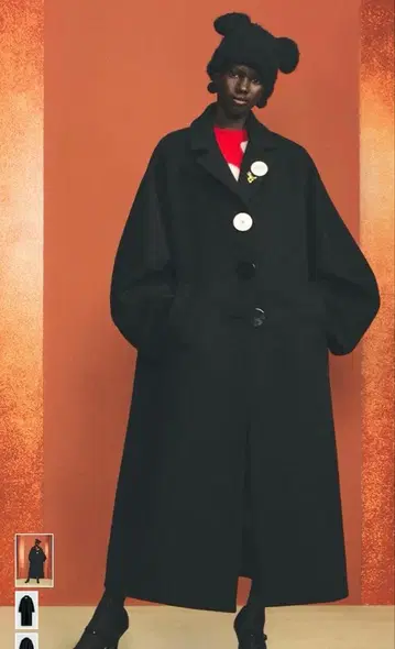 새상품 ZARA 해리 램버트 콜라보 롱 outer