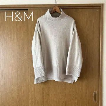 H&M 여성용 니트 스웨터 오버사이즈 터틀넥