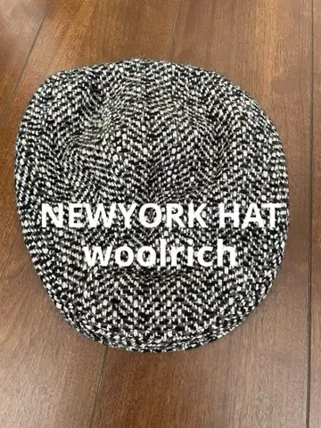 NEWYORK HAT 헌팅 모자 블랙/화이트/그레이 울 새상품급 울리치