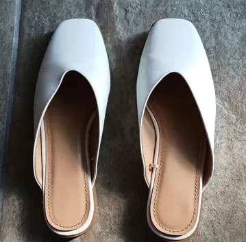 화이트 오픈토 샌들 S 사이즈