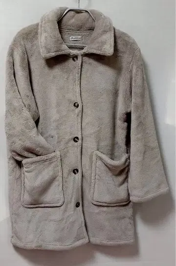 phiten 베이지 플리스 룸웨어