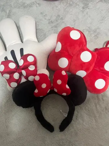 미니 마우스 머리띠 미니백 장갑