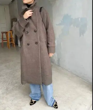 [ TICCA / 티카 ] 텐트 코트 브라운