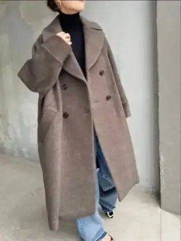 [ TICCA / 티카 ] 텐트 코트 브라운