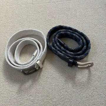 캘러웨이 로프 벨트 화이트/네이비