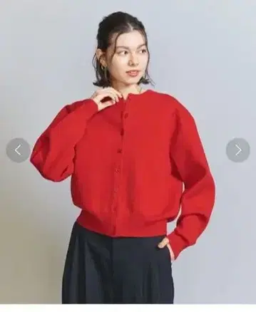 BEAUTY&YOUTH UNITED ARROWS 가디건 레드