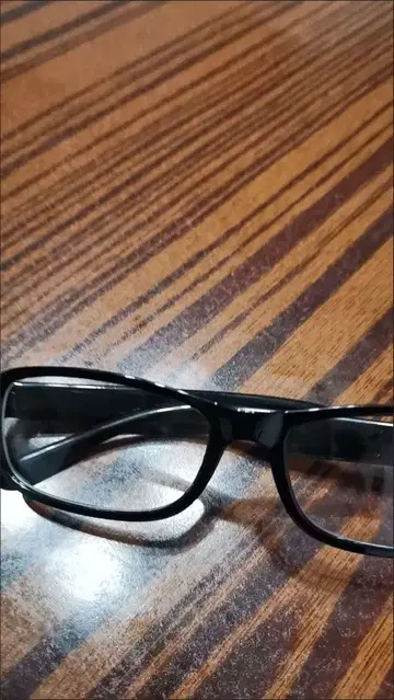 블랙 패션 안경