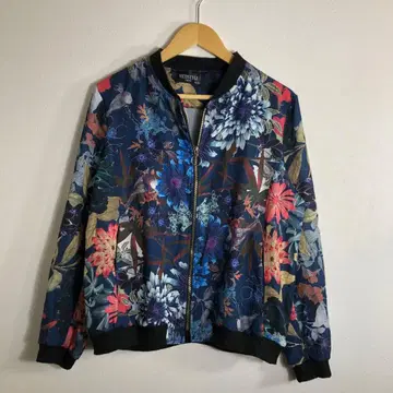 빈티지 VETISTYLE 꽃무늬 블루종 42/44