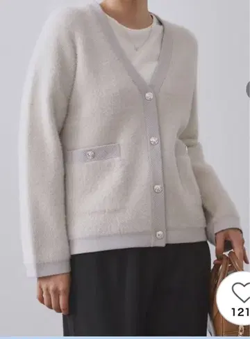 OPAQUE.CLIP (오파크 클립) 페더얀 가디건