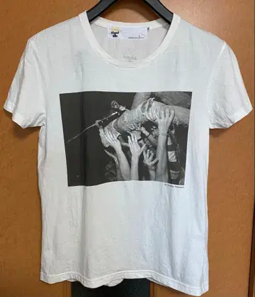 나노 유니버스 구매! 커트 코베인 콜라보 사진 T셔츠