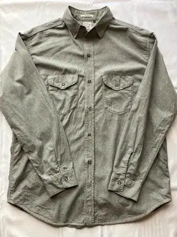 [새상품급] 오어슬로우 빈티지 핏 샴브레이 셔츠