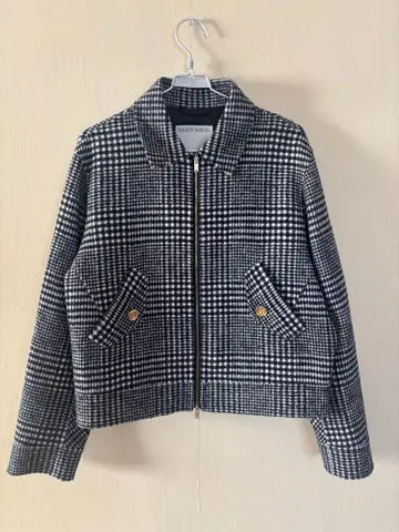 MAISON MARAIS 체크 울 자켓