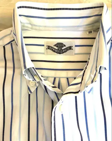 가마쿠라 셔츠 39-87 블루 블루 계열 스트라이프