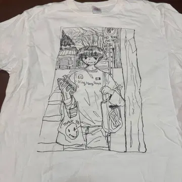 이초 BOYZ 세바스찬 T셔츠