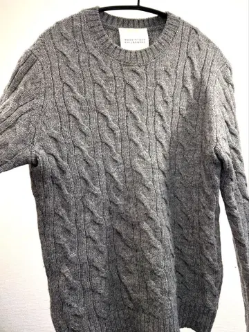 매킨토시 철학 남성용 케이블 니트