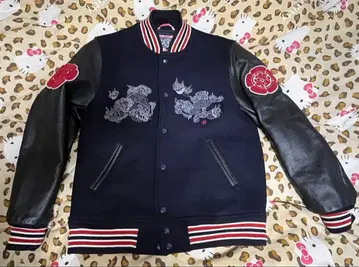 파도타기 달인 자수 네이비 바시티 자켓 사이즈 L