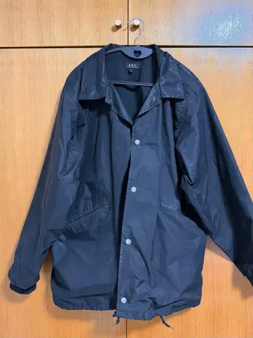 A.P.C. 블랙 나일론 자켓 사이즈 1