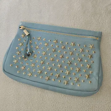 JIMMY CHOO: 스터드 클러치백 bl