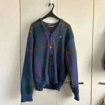 Polo 체크 무늬 가디건