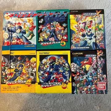 록맨 그래피티 레트로 지우개 피규어