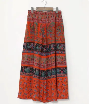 미사용 새상품 네슈어 스커트 프리 사이즈 오렌지