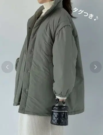 택 포함 Re:EDIT 2way 다운라이크 충전솜 코트 몬스터 코트