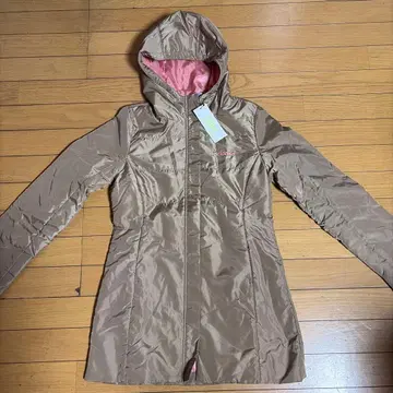 adidas 후드 부착 베이지 다운 자켓