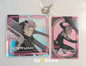 새상품급 괴수 8호 나루미 겐 오로라 아크릴 브로키 & 클리어 카드