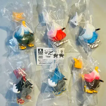 전 6종 컴프 세트 여우 무사 가챠