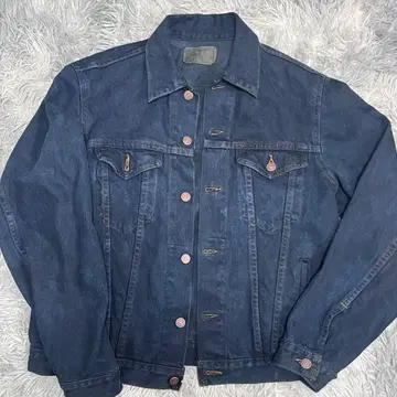 네이비 블랙 데님 자켓