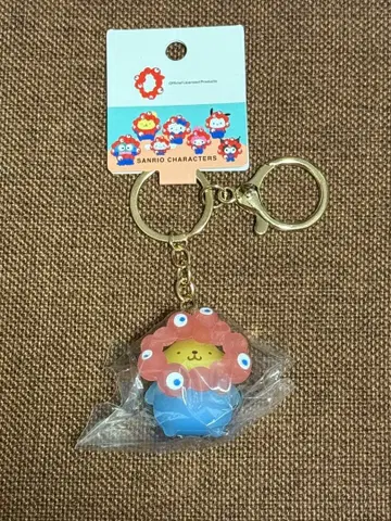 산리오 클리어 컬러 키링 미야쿠미야쿠 오사카 엑스포 폼폼푸딩