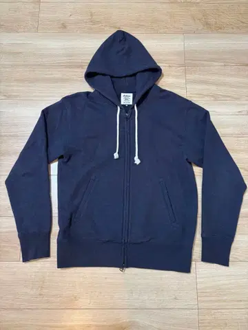 일본제 Jackman 네이비 M 풀 집업 후드티