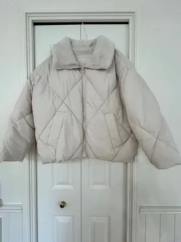 2Way 퍼 칼라 퀼팅 다운 자켓[fo1592]