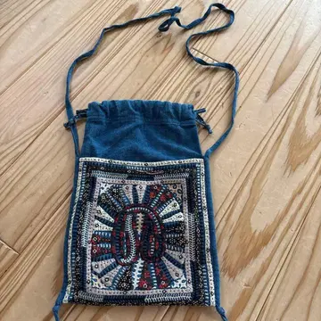 CALICO 캘리코 인도 러버리 미니백 인도 자수