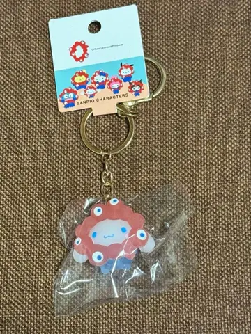 산리오 클리어 컬러 키링 미야쿠미야쿠 오사카 만박 시나모롤