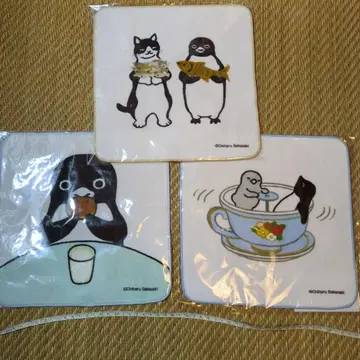 익명 배송 미사용 새상품 사카자키 하루 미니 핸드 타월 3종 세트