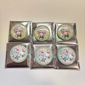 무라쿠모 카게츠 산리오 콜라보 캔뱃지 6개 세트