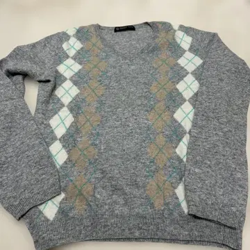 BEAUTY & YOUTH 아가일 무늬 스웨터