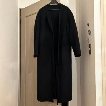 두지엠 클라세 victorian 리버 롱 노카라 코트