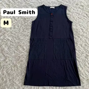 새상품급 M 사이즈 폴스미스 슬리브리스 원피스 일본제 티셔츠